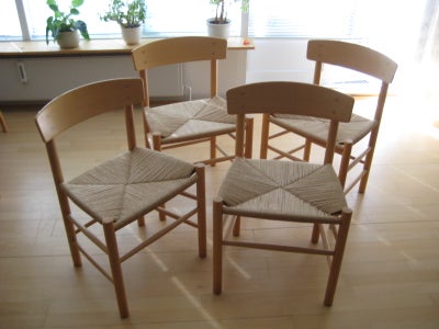 Børge Mogensen, stol, Folkestolen J39, Jeg sælger 4 stole af Børge Mogensen 
Model J39
De er lavet a
