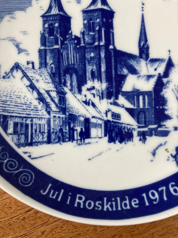 Jule Platte fra Roskilde , Kongeligt porcelæn , 1976