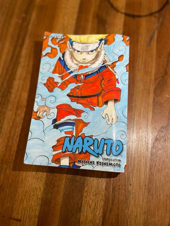 Naruto manga 1-3 i og deidara figure fra naruto, Masashi