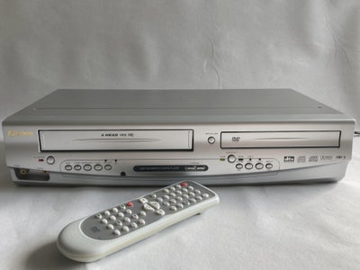 VHS videomaskine, Funai, DPVR-5500V, - Combi DVD/VHS maskine.
- Med original fjernbetjening.
- Funge