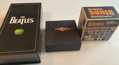 Beatles, blues og Gasolin: cd bokse, andet, Beatles boks: 1000 kr, som ny
Blues boks: 300, næsten so