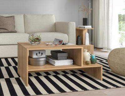Sofabord, Ikea - Holmerud, egetræ, b: 90 l: 55 h: 40, Sælger dette fine sofabord, som også kan bruge