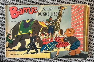 Bamse og dukke Lise , Tegneserie, Pænt læst eksemplar