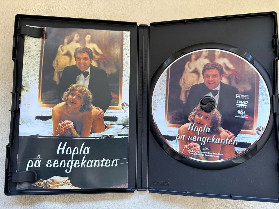 Hopla på sengekanten, DVD, komedie