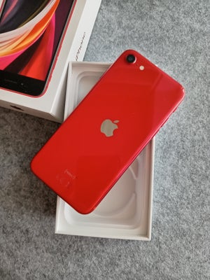 iPhone SE 2. generation, 64 GB, rød, Perfekt, Velholdt iPhone XR 64 GB. Model med: ekstra flot stand
