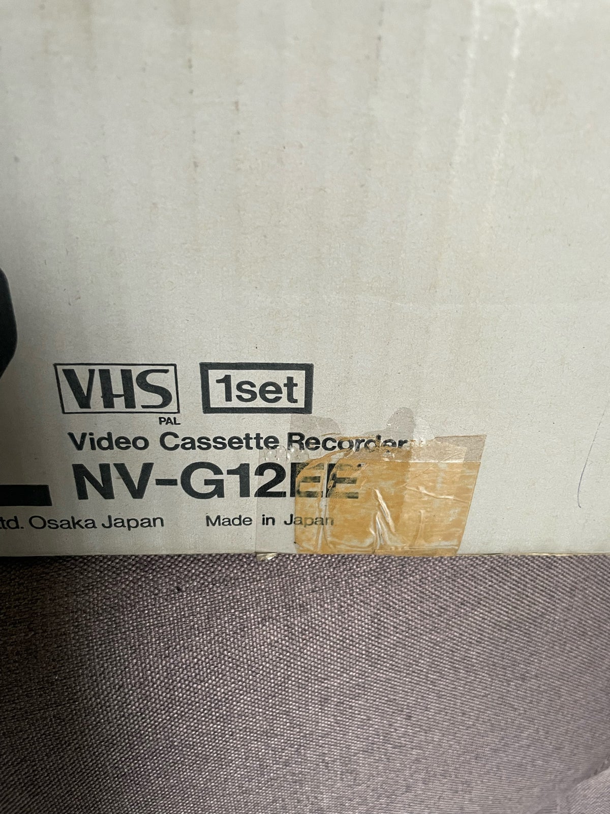 VHS videomaskine, Panasonic, NV-G12EE