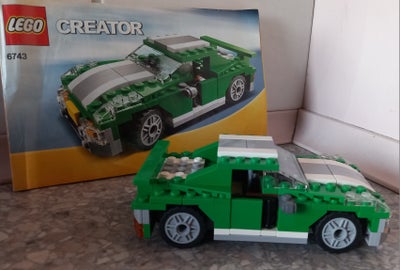 Lego Creator, 6743, Fin lego-bil.
Samlevejledning medfølger.