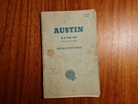 Instruktionsbog til Austin 1100, 2d, saloon
Udg...