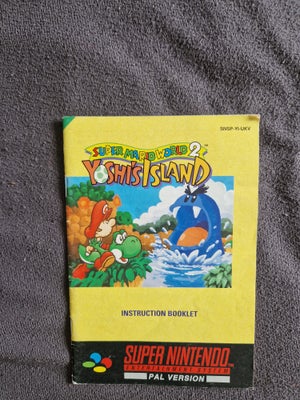 Manual til super mario world 2, Super Nintendo, anden genre, Kan hentes I sønderborg eller sendes på