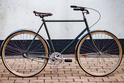 Herrecykel,  andet mærke Cykel Fabrikken Gent’s City, 58 cm stel, 3 gear, Beautiful custom men’s cit