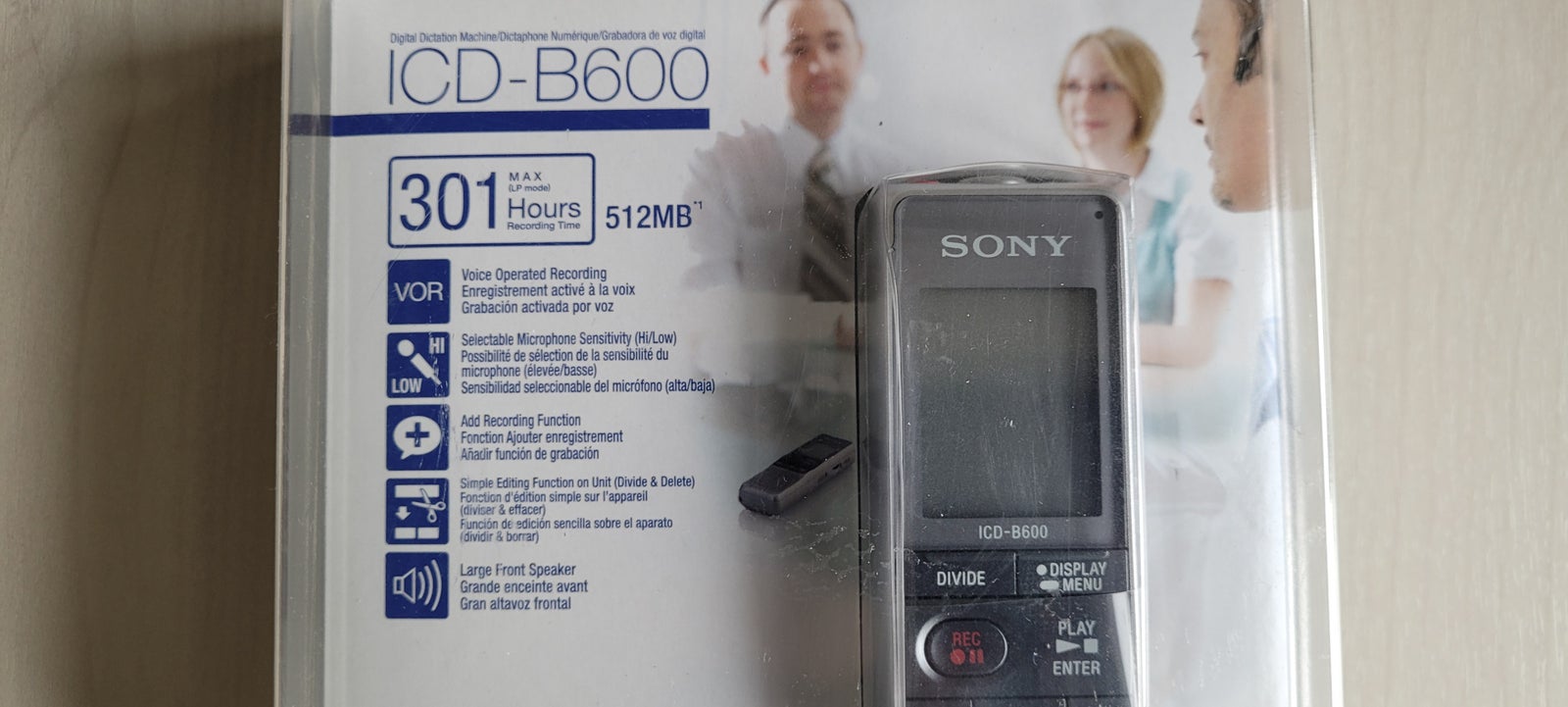 Diktafon, Sony, ICD- B600