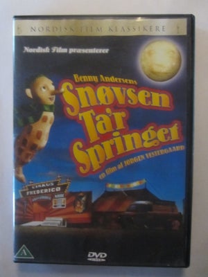 Snøvsen ta'r springet, DVD, familiefilm, Snøvsen tager springet
Jeg sender gerne, porto fra 41,- sen