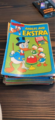 Anders And, Disney, Tegneserie, Samlet i pakken får du 47 blade fra 1970-90. 
Fra ikke ryger hjem 