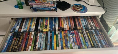Dvd, DVD, familiefilm, Over 100 dvd’er for børn, tegnefilm som Disney men også Astrid Lindgren og Ha
