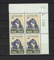 Danmark, postfrisk, Marginal blok ( 2624 )