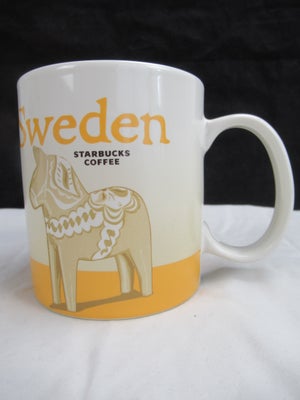 Porcelæn, Starbucks Samler Krus Sverige, Starbucks, Flot stort samlerkrus fra Starbucks Sverige.

Kr