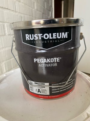 Epoxy Gulvmaling, Rust-oleum Pegakote, 12,9 kg+2,1 kg liter, Ral 7035, 2 komponent Epoxy gulvmaling
