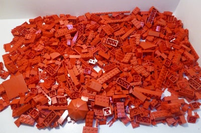 Lego andet, Lego lot rød
1 kg rødt blandet lego.
Billede er et eksempel på hvad du kan få, men ikke 