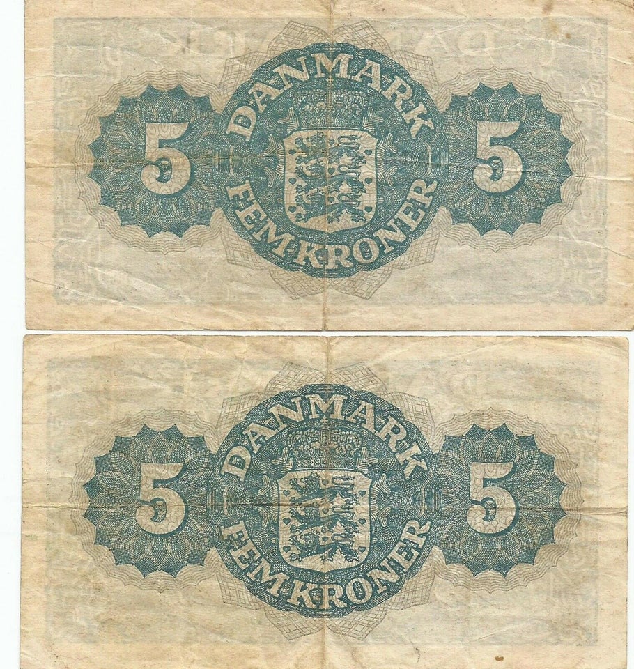 Danmark, sedler, 5 kr