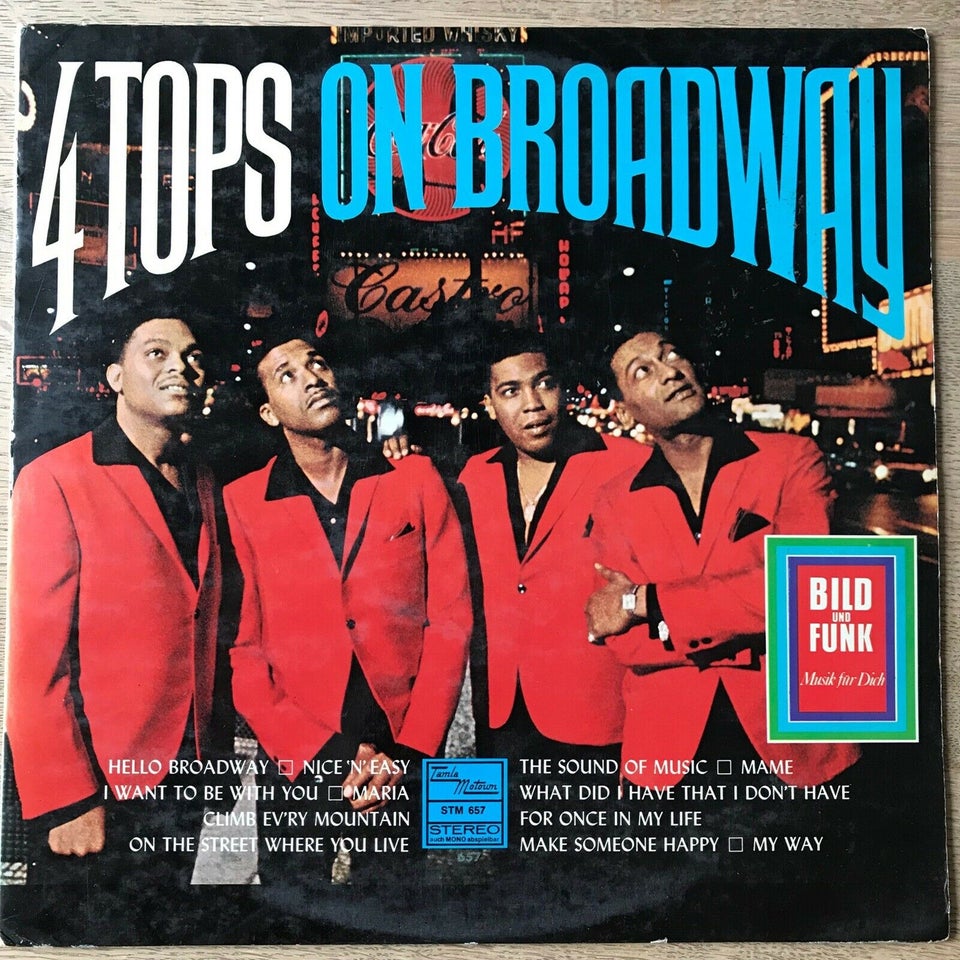 LP, Four Tops, On Broadway