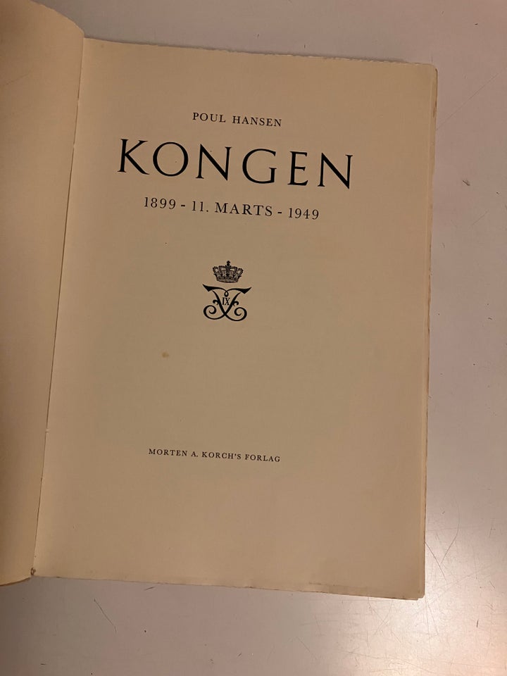 Kongen, Poul Hansen, anden bog