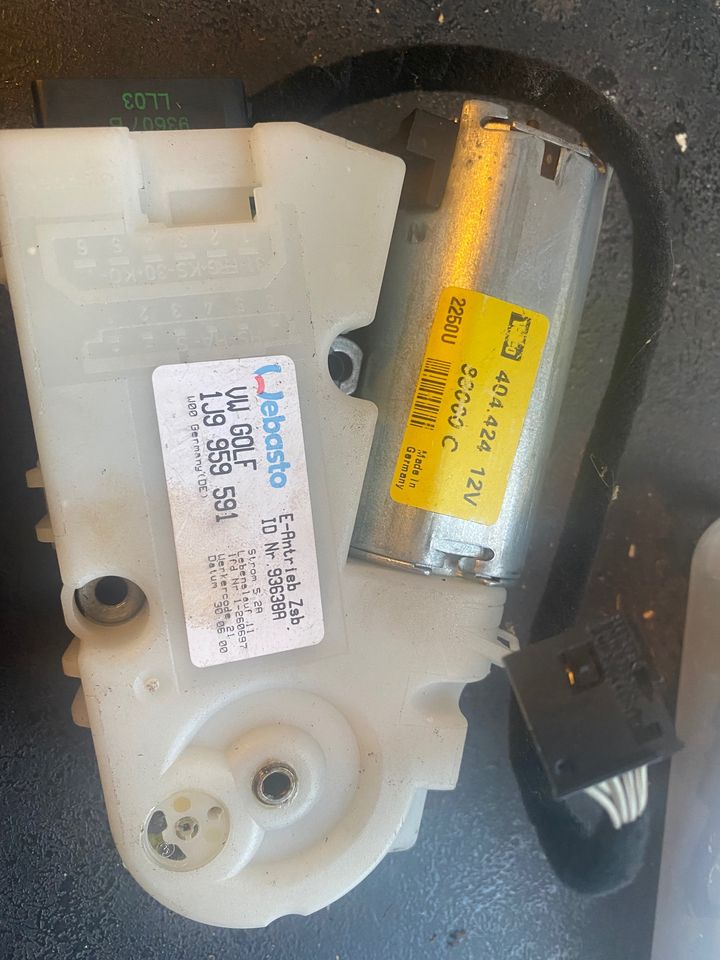 Elektriske Dele, Soltags motor, VW Golf 4