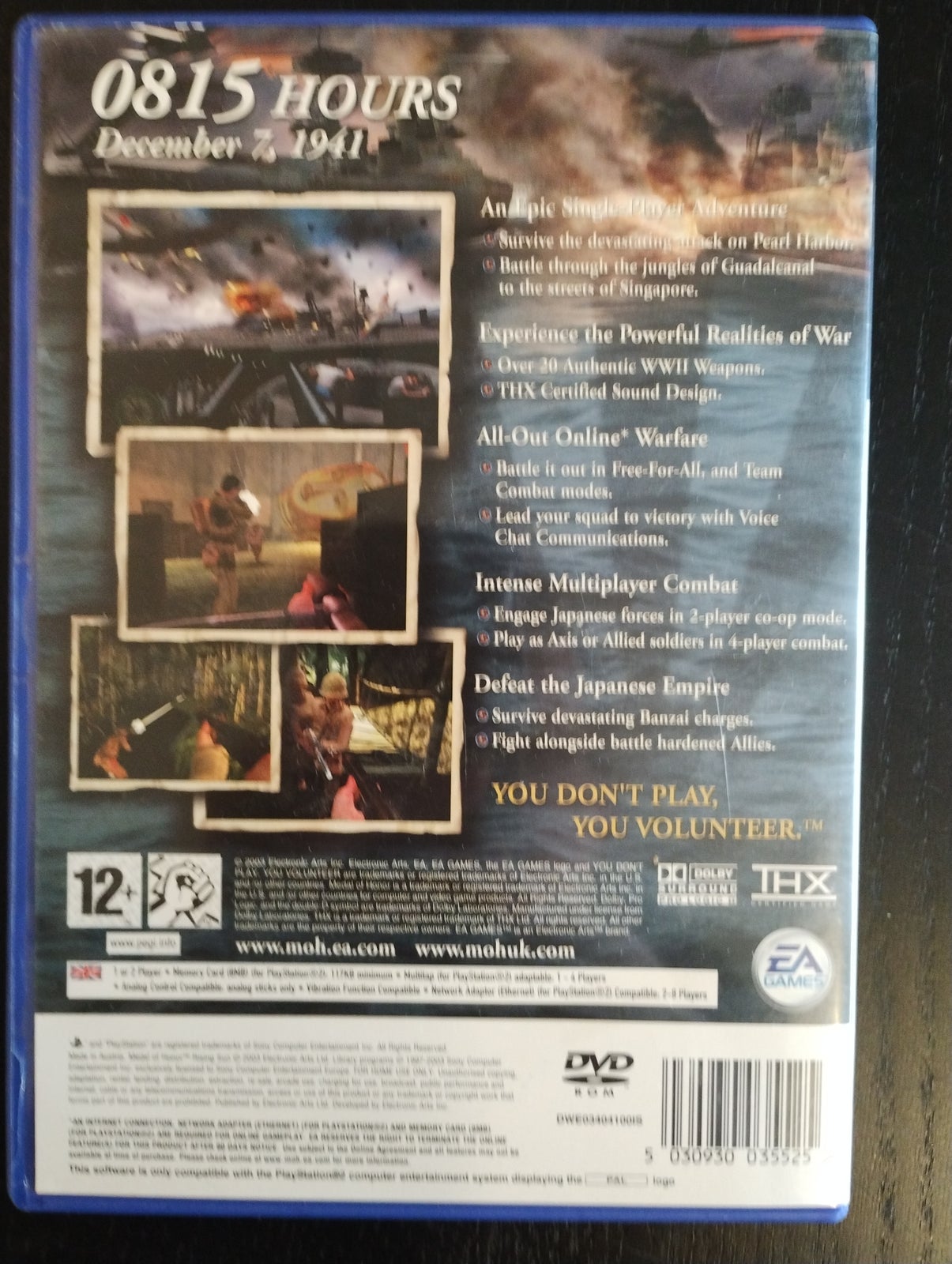 Jogo Medal of Honor: Rising Sunn - PS2 pal Europeu Original (Usado) em  Promoção na Americanas