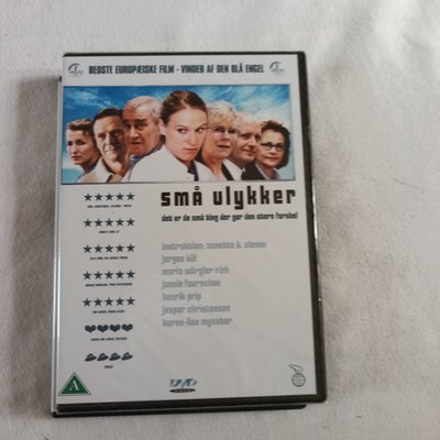 Små ulykker, instruktør Annette K. Olesen, DVD, drama, Ny i uåbnet emballage. Dansk film fra 2002