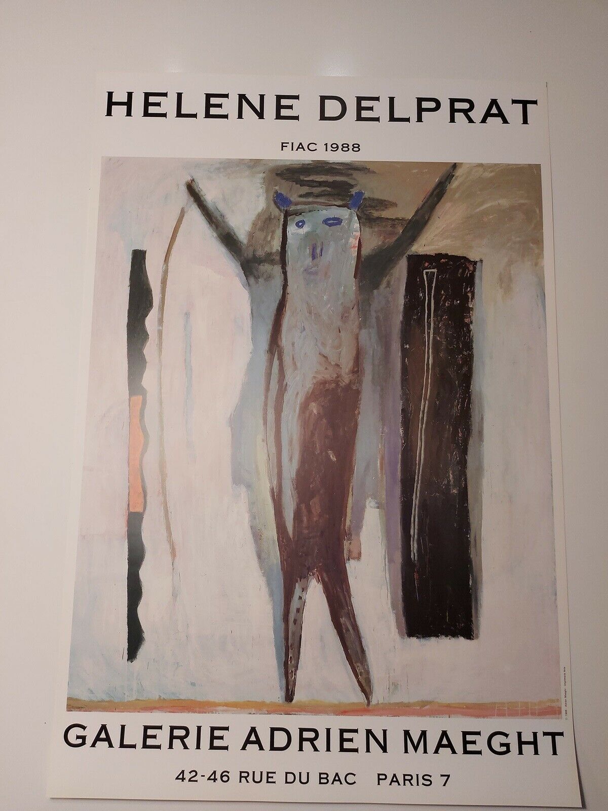 Galerie Maeght plakat, Helene Delprat, motiv: Fiac 1988 – dba.dk – Køb og Salg af og Brugt