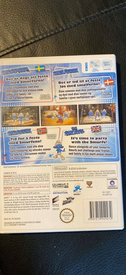 The Smurfs Dance Party, Nintendo Wii