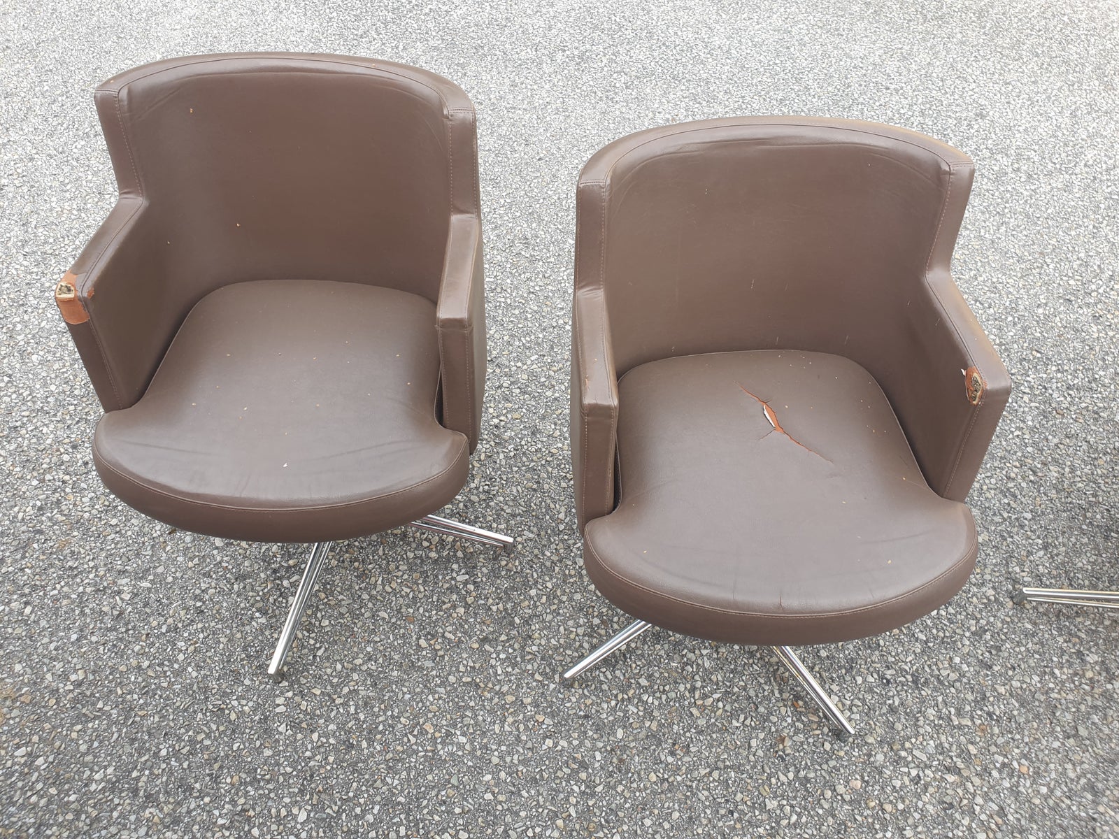 Spisebordsstol, Krom / Skai, Johanson Design 
