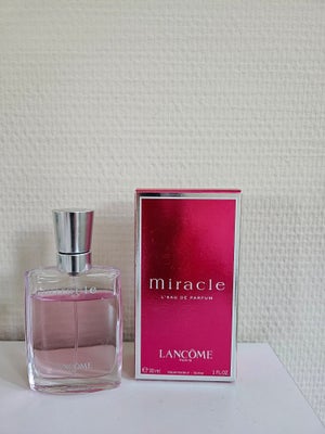 Eau de parfum, Parfume, Lancome Miracle, L'Eau De Parfum 30ml. 
Kun brugt lidt