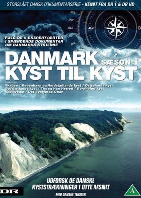 Danmark Kyst til Kyst Sæson 1 og 2, DVD, TV-serier, 

80 pr. boks. Begge nye i folie
140 samlet

Sæs