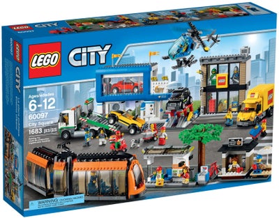 Lego City, 60097 City Square UÅBNET, Æsken er ny og uåbnet.

Opbevares Røg- og dyrefrit.

Kan hentes