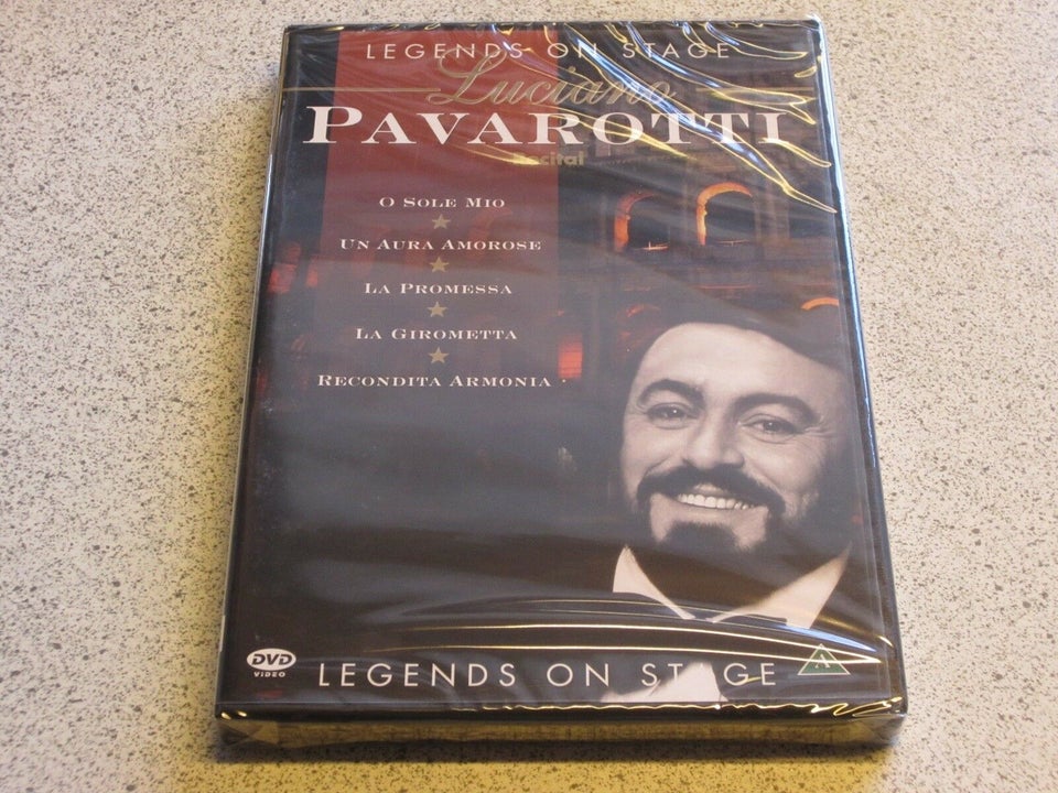 Luciano Pavarotti - Legend on Stage, DVD, andet