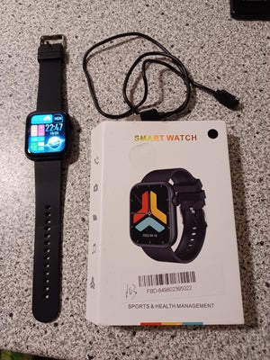 Løbeur, Motionsur, Multifunktionelt Smart Watch  Bluetooth tilsluttet telefon Musik Fitness Sports A
