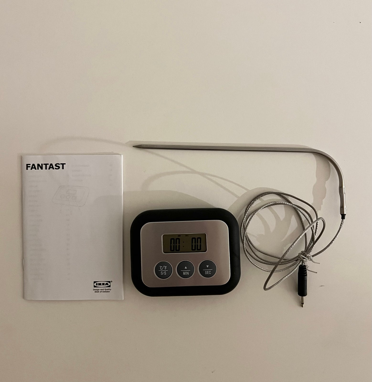 Food Thermometer/Timer, Good Condition