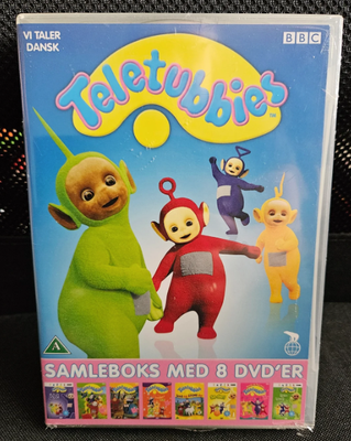 Teletubbies samleboks med 8 dvd'er, DVD, familiefilm, Teletubbies samleboks med 8 dvd'er. Helt ny st