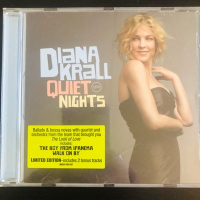 Diana Krall :  Quiet Nights (CD), jazz, 
Verve Records – 0602517994478

god stand

Gratis forsendels