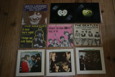 LP, The Beatles, mange, Rock, Beatles samling.
22 lp'er samt 17 singler. fin stand ikke under vg. No