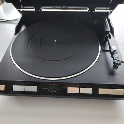 Pladespiller, Denon,  DP-15F, Perfekt, Fully-Automatic Direct-Drive Turntable
den spiller perfekt