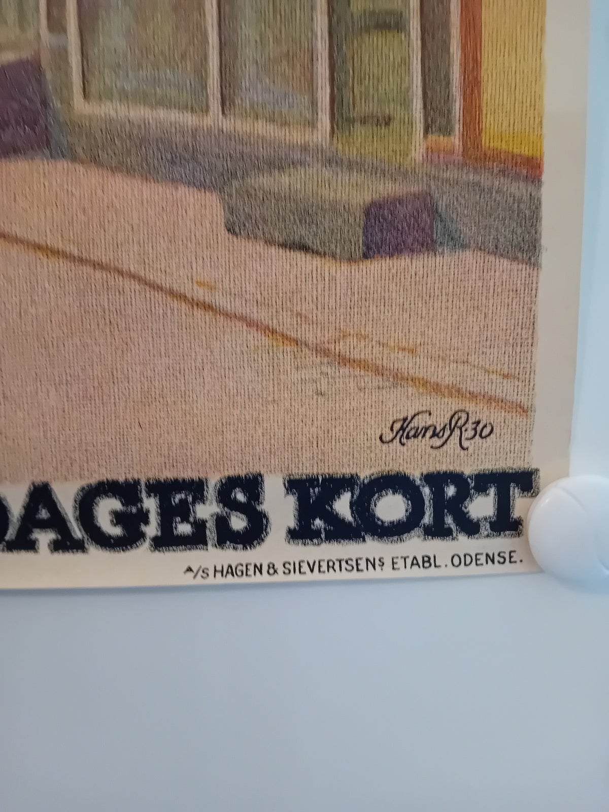 Plakat, Hans R, motiv: Nyborg