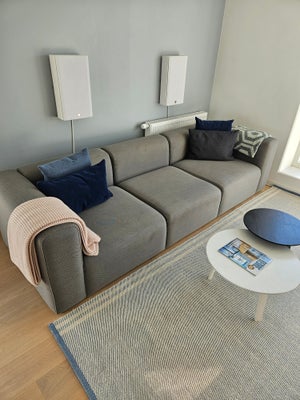 Sofa, uld, 3 pers., HAY Mags sofa. 3 personers sofa fra HAY monteret med Steelcut Trio uldstof i høj
