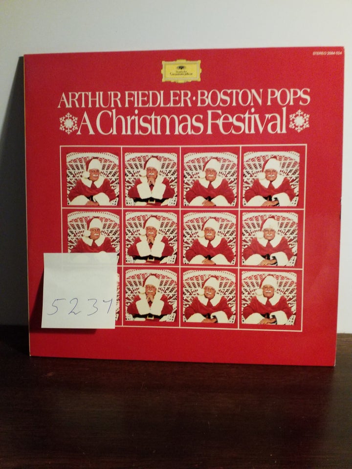 LP, ARTHUR FIEDLER BOSTON POPS, A CHRISTSTMAS FESTIVAL