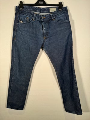 Jeans, Diesel , str. 32, mørkeblå , bomuld , Næsten som ny, Lækre jeans fra Diesel i str. 32/32 - st