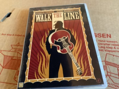 Walk The Line , DVD, drama, I meget fin stand. 

Jeg sender kun med DAO pris 40 kr uanset købt antal