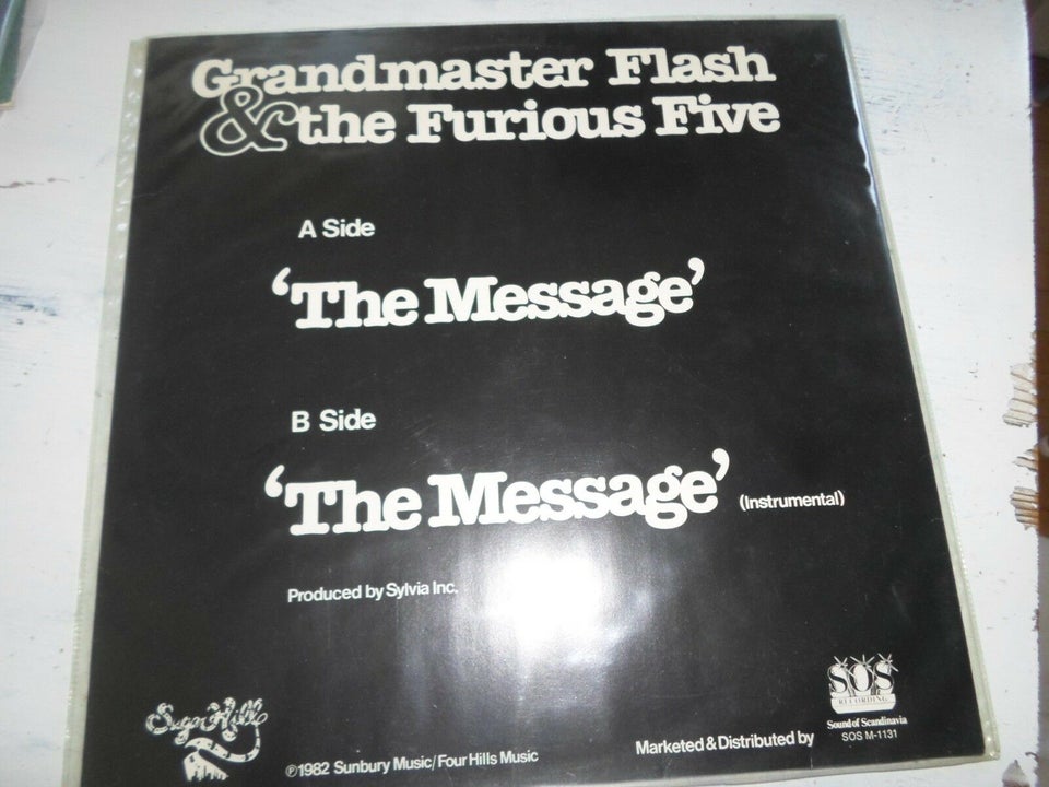 Maxi-single 12", Grandmaster Flash & The Furios Five, The