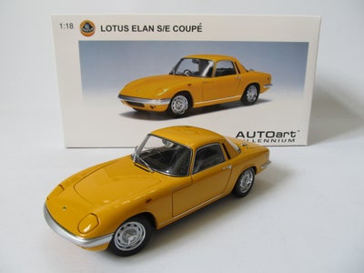 Modelbil, AUTOart - Lotus Elan Coupe S/E, skala 1:18, 1962 Lotus Elan Coupe S/E 1:18

Mange fine det