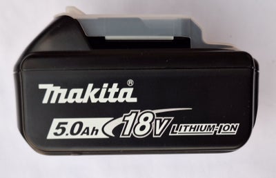 Batteri, Makita BL1850B, 18V - 5.0A
Nyt ubrugt.