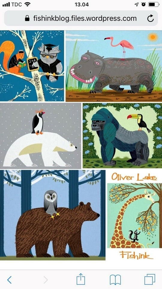 prints, Oliver Lake , motiv: dyr